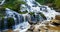 Aerial view of Maeya Waterfall, Thailand