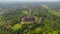 Aerial view of the Magnificent Borobudur temple. The world`s largest Buddhist monument, in Central Java. Central Java, Indonesia,