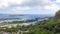 Aerial view of Mahe\' coastline and Eden Island, Seychelles