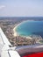 Aerial view of Majorca beach
