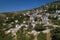 Aerial view at Makrinitsa village of Pelion, Greece