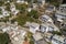 Aerial view at Makrinitsa village of Pelion, Greece