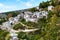 Aerial view of Makrinitsa village in Pelion, Greece