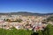 Aerial view of Malaga city