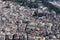 Aerial view of Malaga downtown.