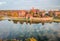 Aerial view for Malbork castle