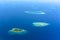 Aerial view of Male Atoll