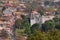 Aerial view of the malinalco town near toluca city, mexico II