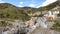 Aerial view of Manarola. Five Lands from the sky, Italy