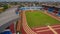 Aerial view of Mandala Krida Stadium. This is one of stadiums in Yogyakarta, Indonesia that will be the stadiums for World Cup U22