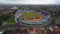 Aerial view of Mandala Krida Stadium. This is one of stadiums in Yogyakarta, Indonesia that will be the stadiums for World Cup U22
