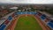 Aerial view of Mandala Krida Stadium. This is one of stadiums in Yogyakarta, Indonesia that will be the stadiums for World Cup U22