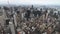 Aerial view of Manhattan skyscrapers