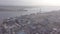 Aerial view of Maputo downtown with highrises, bay and Golden Bridge. the capital city of Mozambique