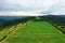 Aerial view of Marianska mountain in Levoca city in Slovakia