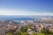 Aerial View of Marseille City and Harbor, France