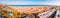 Aerial view of the Maspalomas dunes on the Gran Canaria island.