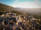 Aerial view of  medieval city of Assisi in Umbria, Italy