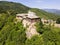 Aerial view of Medieval Glozhene Monastery, Bulgaria