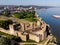 Aerial view of medieval Smederevo fortress