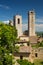 - Aerial view of the medieval town of Montepulciano