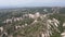 Aerial view of Melnik sand pyramids, Bulgaria