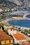 Aerial view of Menton in France