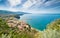 Aerial view of Meta di Sorrento, Italy