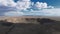 Aerial view of the Meteor Crater Natural Landmark at Arizona.