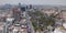 aerial view of Mexico City in urban zone