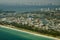 Aerial view of Miami beach