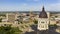 Aerial View Mid Day at the State Capital Building in Topeka Kansas USA