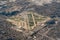 Aerial view of Midway Airport and the south side of Chicago