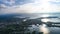 Aerial view of the Mirpur city in  Azad Kashmir, Pakistan