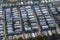 Aerial View Mobile Homes Rooftops