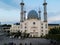 Aerial view of modern Andalusia Mosque in bogor. Bogor, May 31, 2021