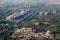 Aerial View MOdern South Delhi Area New Delhi INd
