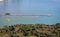 Aerial view of Molhe da Barra Sul Breakwater in Balneario Camboriu, Santa Catarina, Brazil