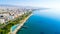 Aerial view of Molos, Limassol, Cyprus