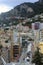 Aerial view of Monaco with construction work