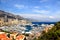 Aerial view of Monaco harbor