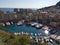 Aerial View of Monaco Harbor