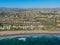 Aerial view of Monarch beach coastline