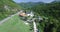 Aerial view of Monastery Moraca
