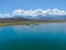 Aerial view of Mono Lake