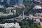 Aerial view of the Monument of Heroes in Tbilisi, Georgia