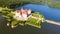 Aerial view of Moritzburg Castle, Saxony - Germany