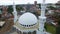 The aerial view of the Mosque in Foz do IguaÃ§u Brazil