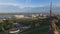 Aerial view of The Motherland Calls statue, Volgograd