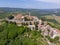 Aerial view of Motovun in Croatia